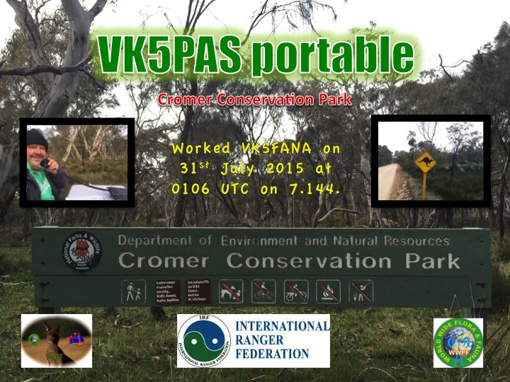 VK5FANA Cromer CP QSL card