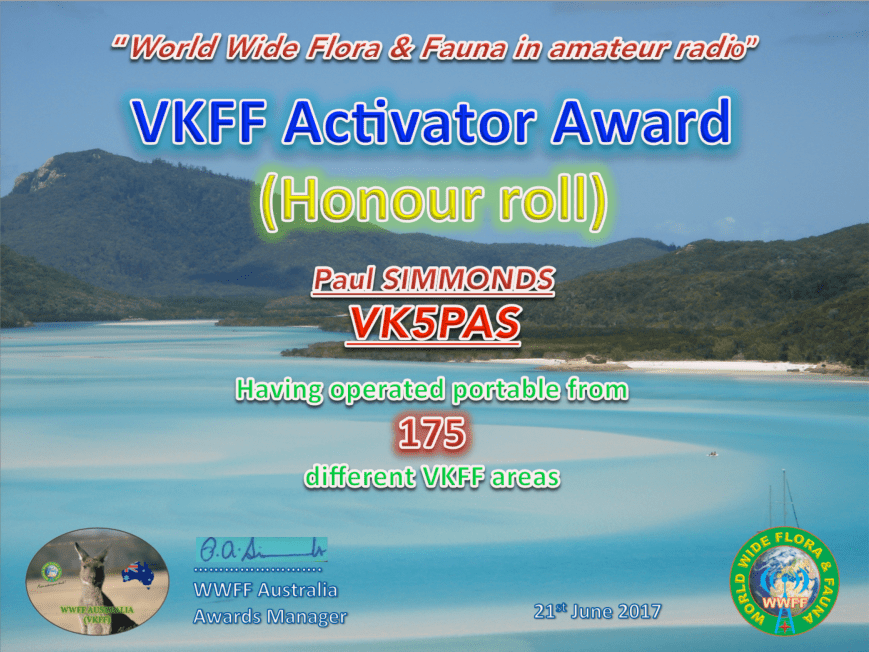 VK5PAS VKFF Activator Honour Roll 175.png