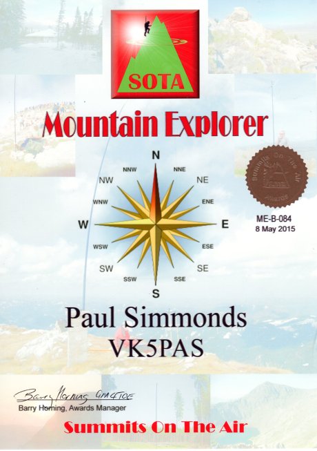 VK5PAS Mountain Explorer