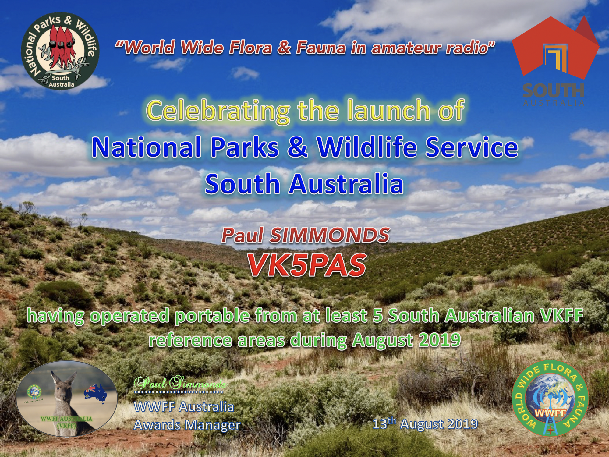 VK5PAS NPWS South Australia